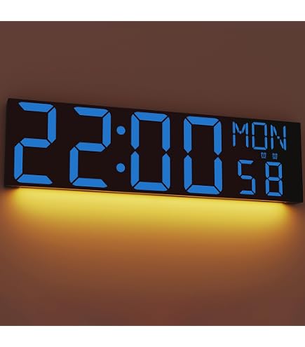 Amazon.com: Ivation Oversized Large Digital Wall Clock - Big LED